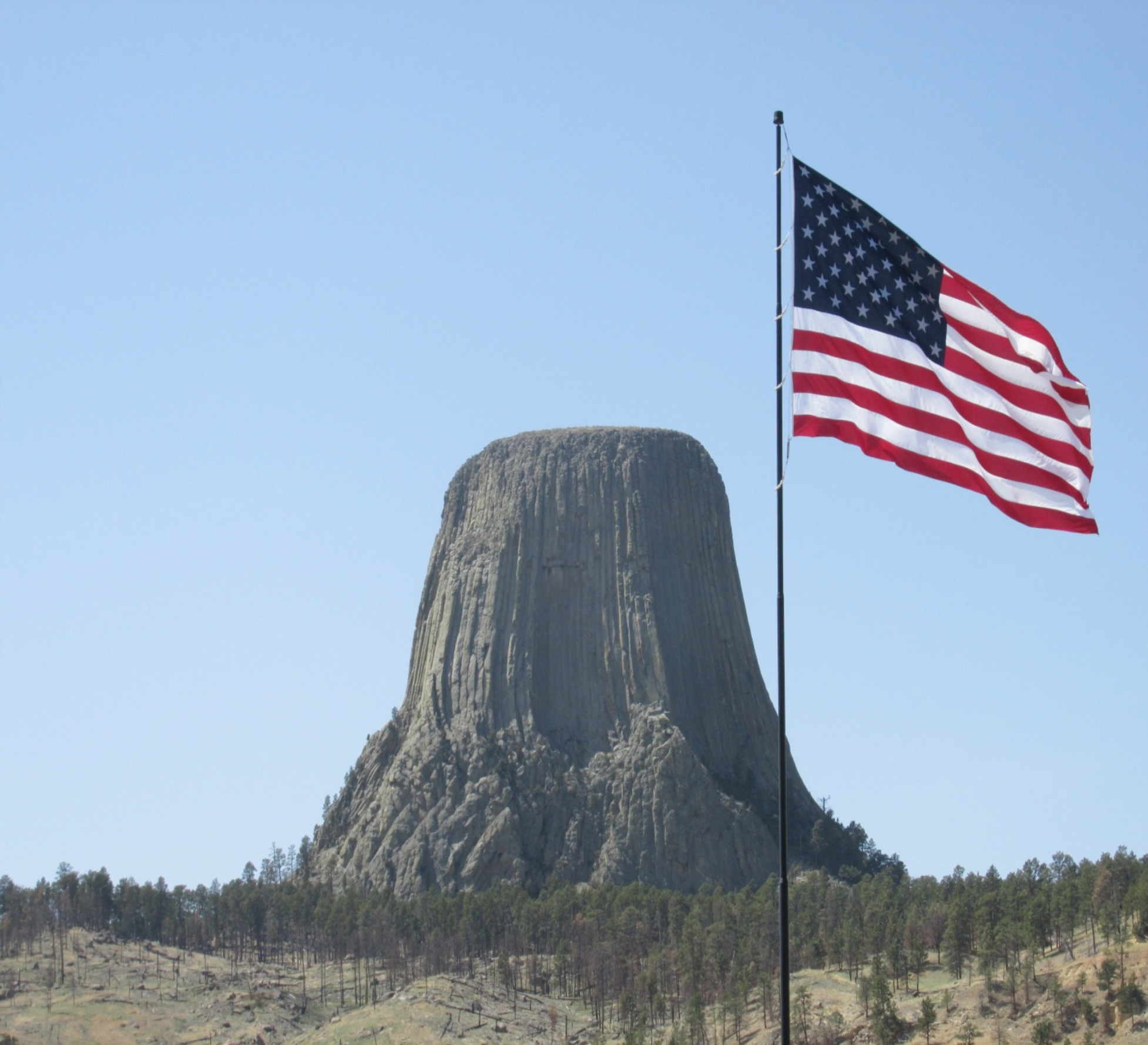 Devils Tower, photographed by Kevin Hancock