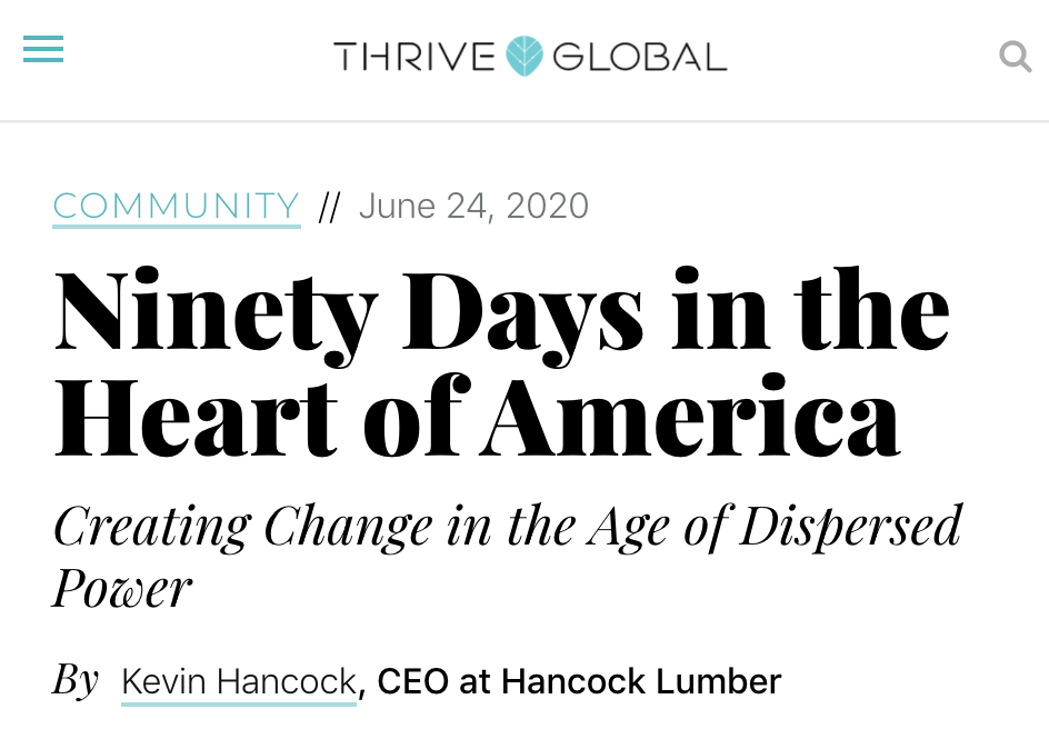 Days in the Heart of America The Business of Shared Leadership